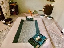 Space is ready for tantra massage
