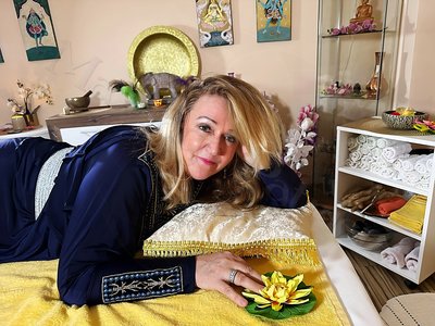 Patricia ve svém studiu Patricia ve svém studiu